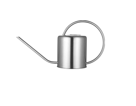High Quality Portable Silver Large Capacity Stainless Metal Watering Can