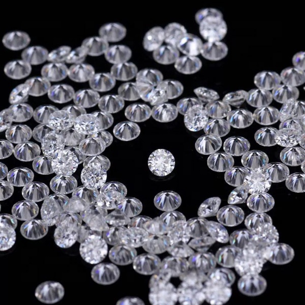 Драгоценный камень Wuzhou Moissanite, круглый бриллиант, бриллиант VVS, синтетическая сборка, бриллиант, бесплатная доставка