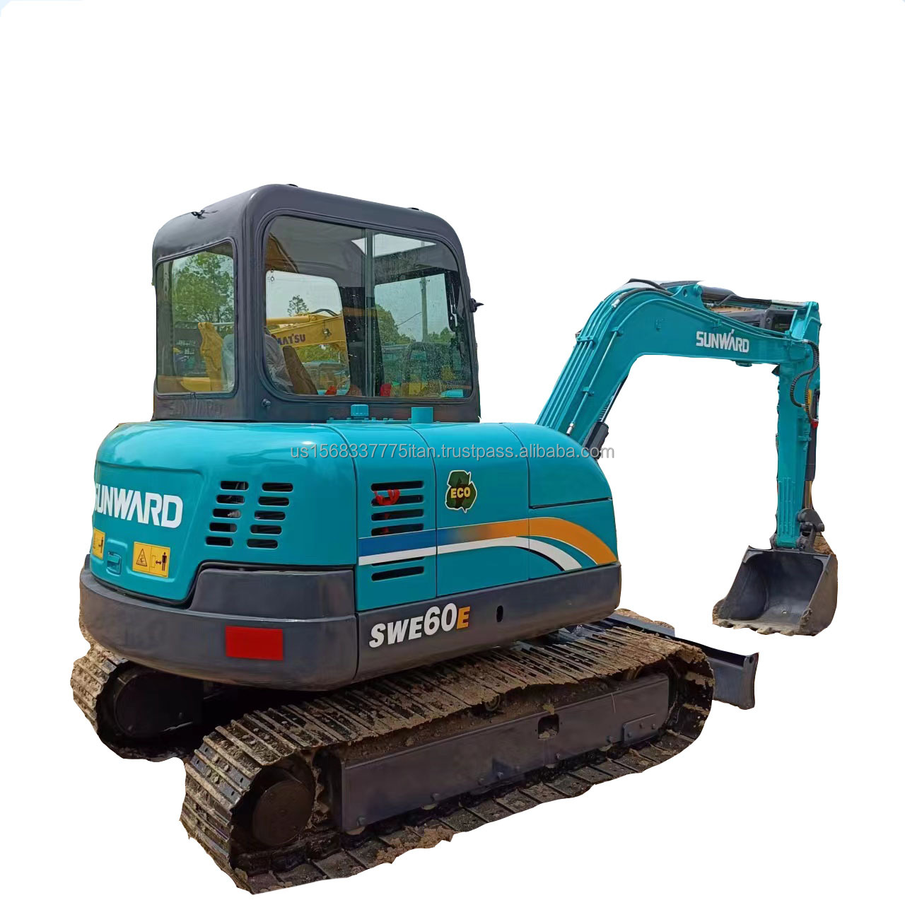 Hot Selling Sunward SWE 60E 6 Ton Hydraulic Crawler Excavator Cat Cost-Effective Used Equipment China Good Condition Low Price
