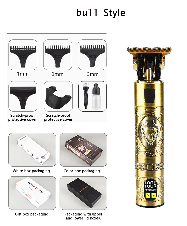 AIWO Hot Sale Barber Shop Hair Trimmer Professionalnal Adult Low Noise Hair Trimmerr
