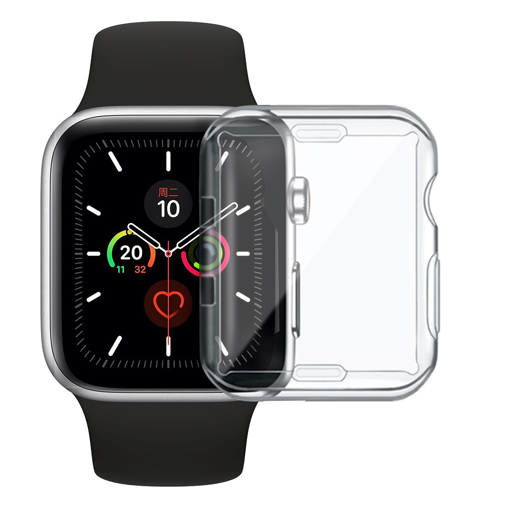 Лидер продаж, прозрачный чехол из ТПУ для часов Apple Watch 38 мм 42 мм 40 мм 44 мм