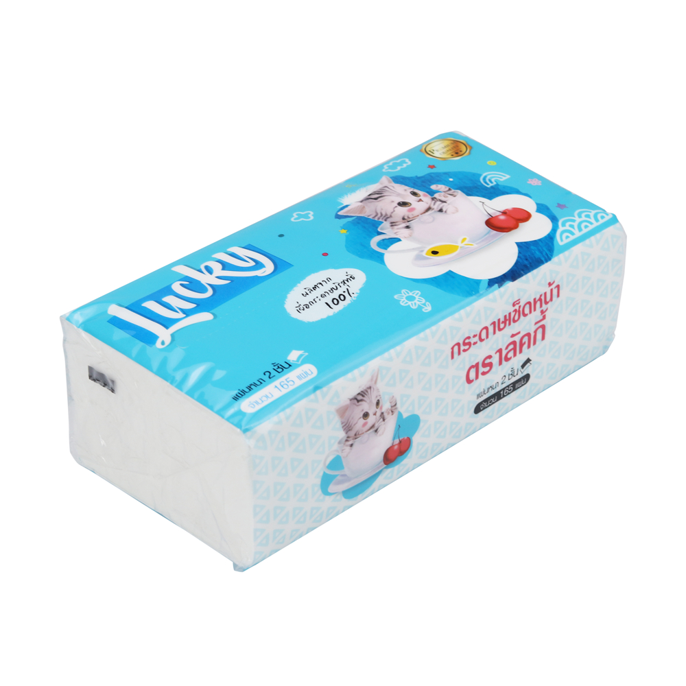 High Quality Customized Label Packing Tissue Soft Pack Facial Paper
