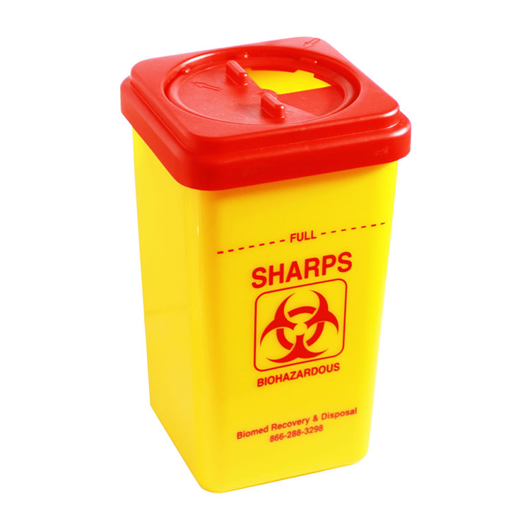 Sharps Container Biohazard Needle Disposal Store Waste Box Medical Sharp Container