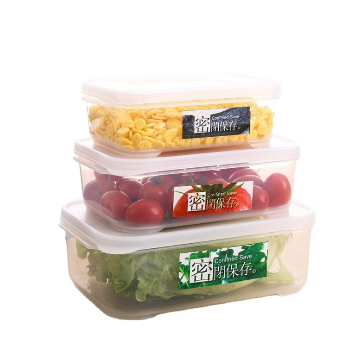Kamus Brand Good price Transparent food storage container kitchen freezer PP food vegetable storage boxes