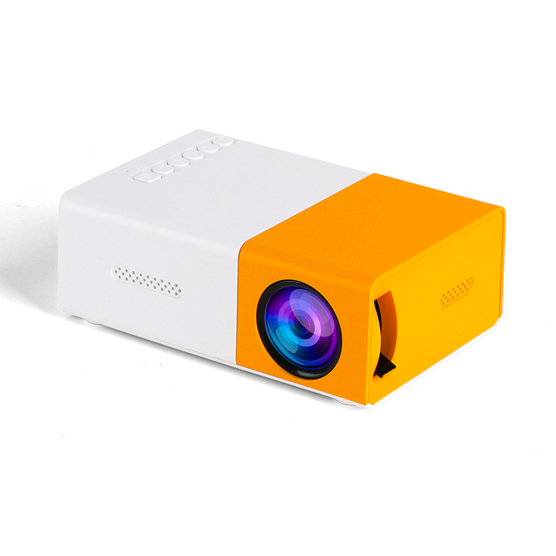 Рекламный проектор yg300 Mini Led, поддержка 1080p, домашний кинотеатр, карманный видео луч для отеля Android YG300