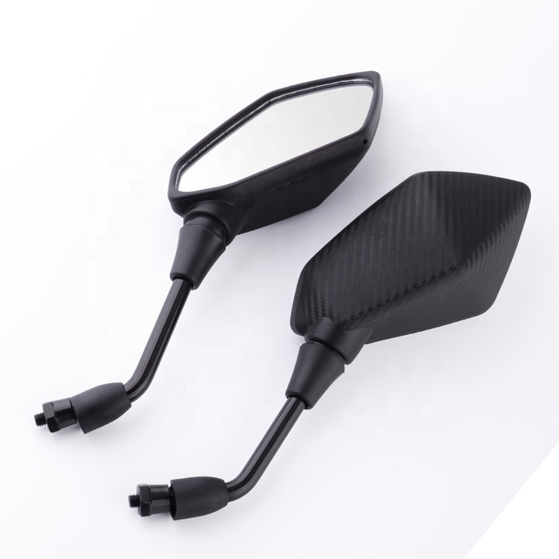 2 Pcs Carbon Fiber Motorcycle rearview mirror