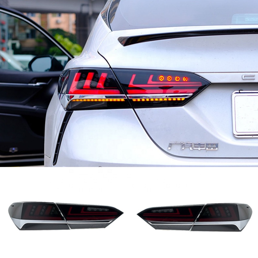 Заводская светодиодная задняя лампа HCmotion Camry LE Ascent SX XV70 Daihatsu Altis 2018 2019 2020 2021 задние фонари для Toyota Camry