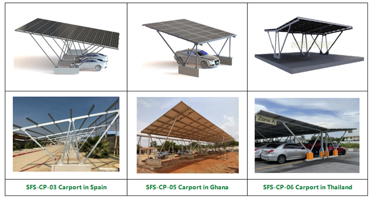 New Product Ideas 2023 Solar Panel Post Racking Solar Mounting System Aluminum Solar Carport