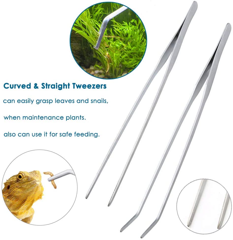 Fish Tank Stainless Steel plants tool plant Aquarium Aquascape tools kits