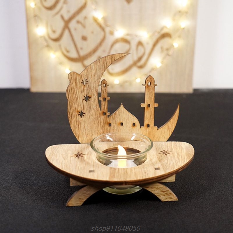 Diy Рождественский праздничный подсвечник, светодиодные свечи, украшение для мамадана, артезанато для дома, мухоловка для ислама