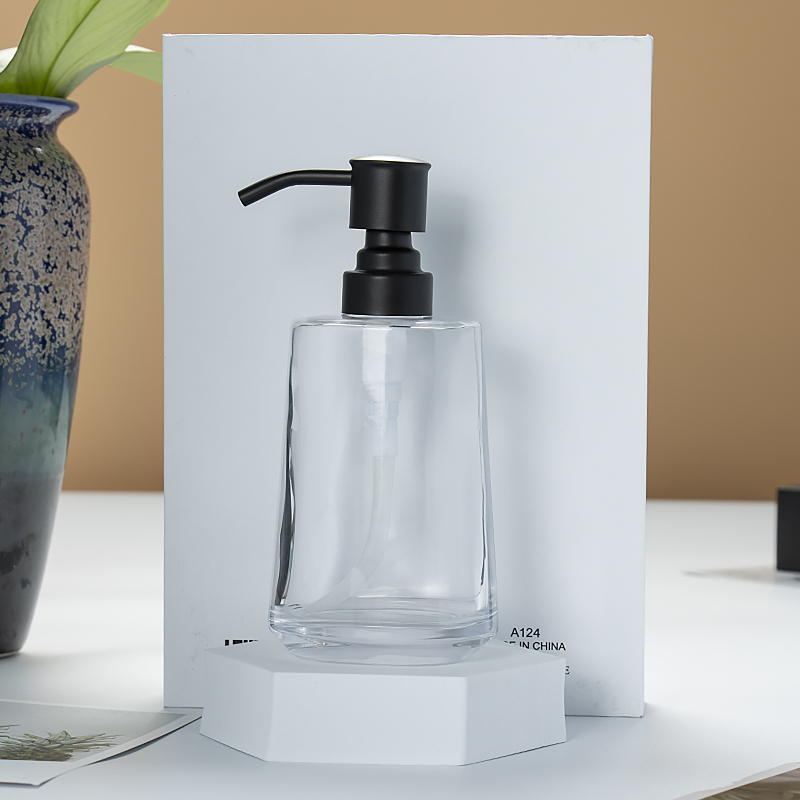 On-demand customization OEM design luxury foam soap dispenser pump glass lotion bottle with pump