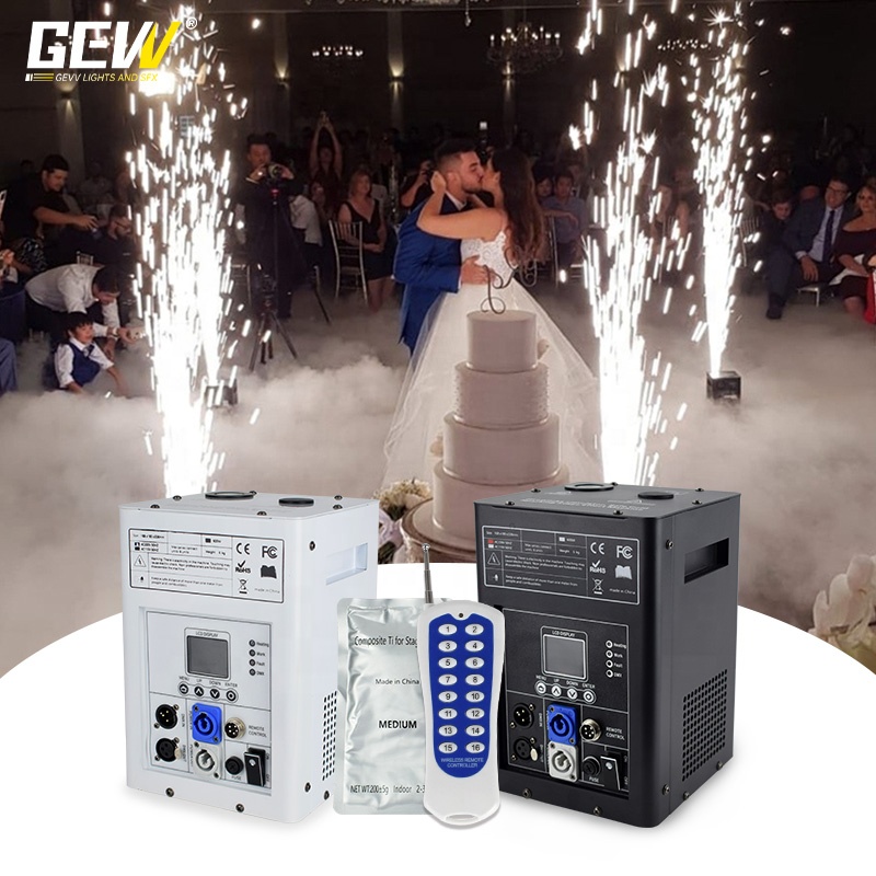 Свадьба в Гуанчжоу, Электрический холодный фонтан, огни, Pyro Spark 3m, пламенная машина Pro DMX