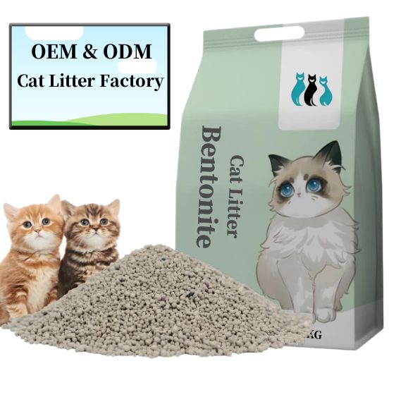 strong clumpin ball shape best clean crushed bentonite cat litter natural deodorization cat litter bentonite 10l