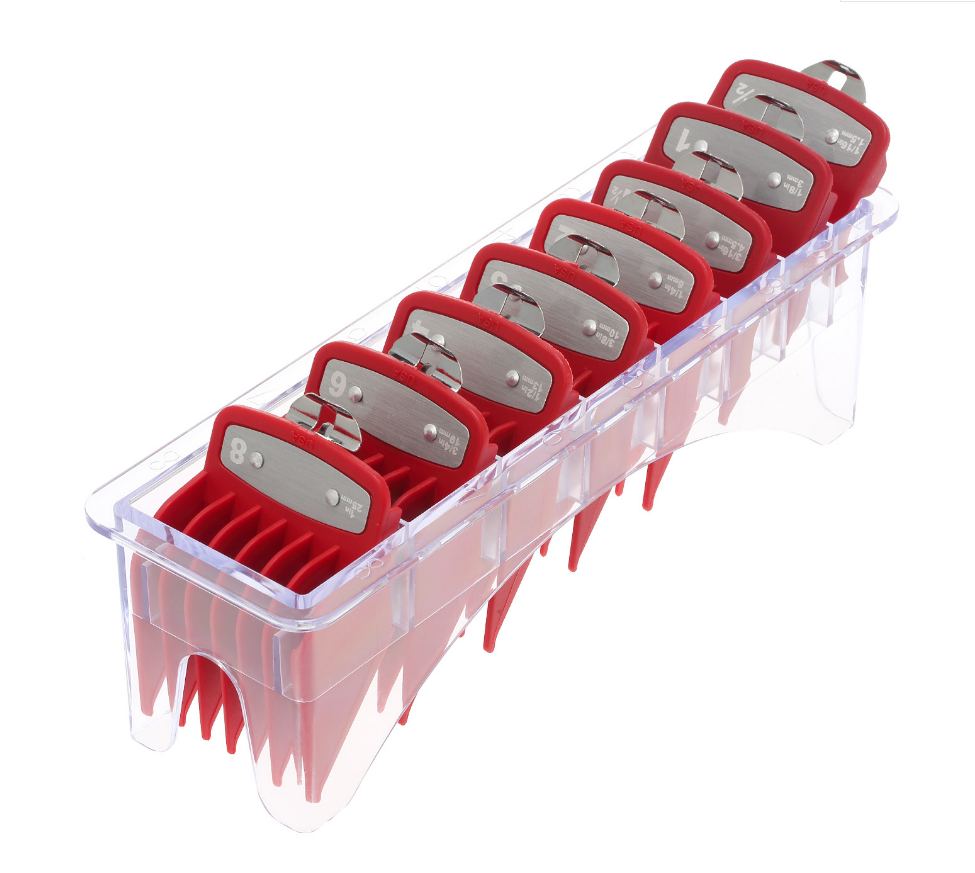 Universal 10 Grid Base for Hair Clipper Limit Comb Guide Comb Storage Organizer Hair Styling Tool Accessories Barber Accessories