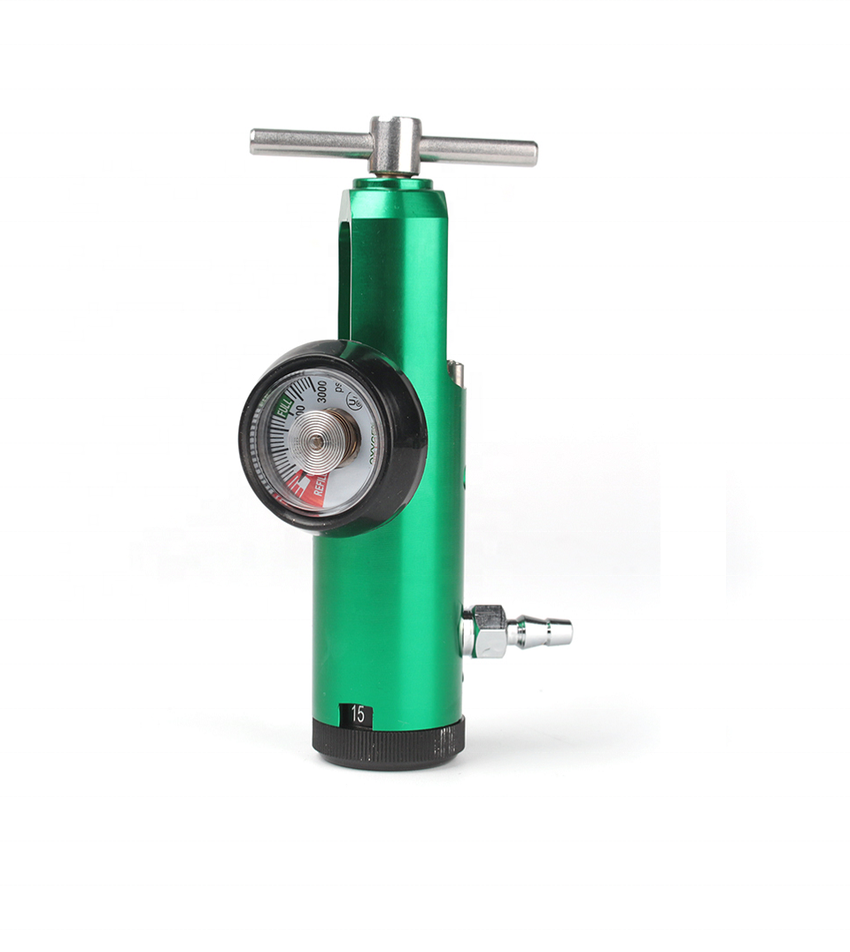 2021 best low price medical oxygen tank flow meter regulator with humidifier for gas cylinder