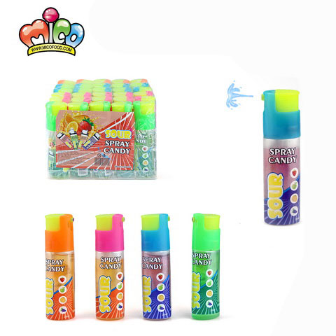 lighter shaped sour liquid spray candy