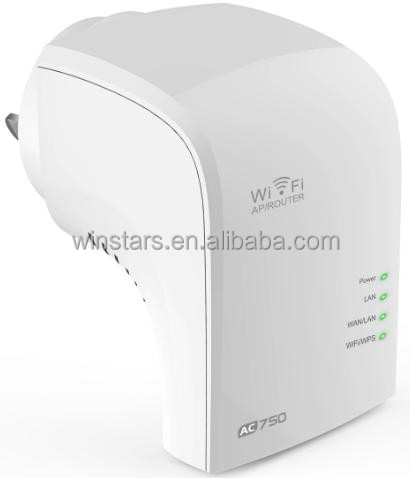 Лучший двухдиапазонный AC750 wifi точка доступа CE ROHS двухдиапазонный беспроводной AP/Range Extender/маршрутизатор