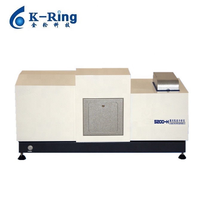 Calcium carbonate CaCO3 powder particle size analyzer Laser scattering particle size analysis