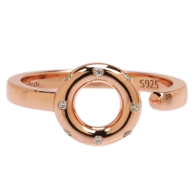 New Style Unique Popular Anniversary Gift Stainless Steel Women Fashion Rings