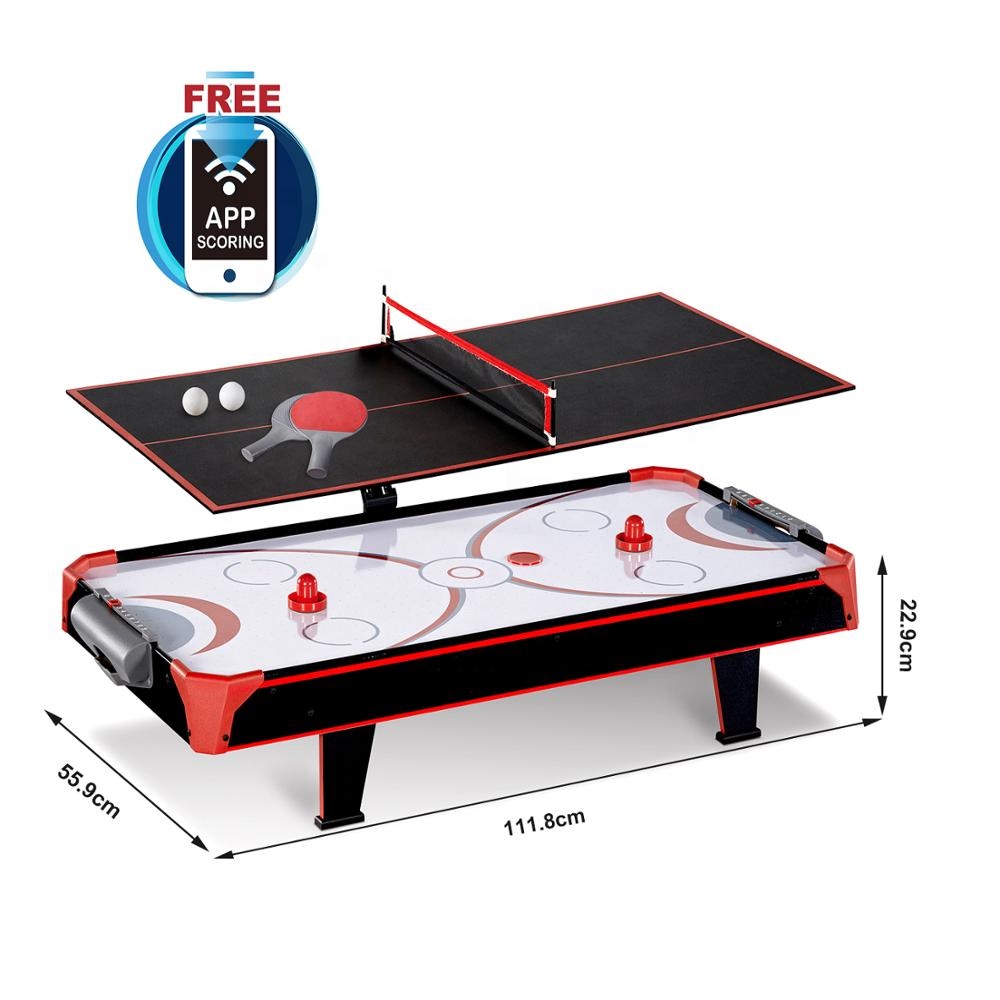 44 дюйма 2 в 1 Многофункциональный игровой столик воздушный хоккей с ping pong Настольный теннис стол