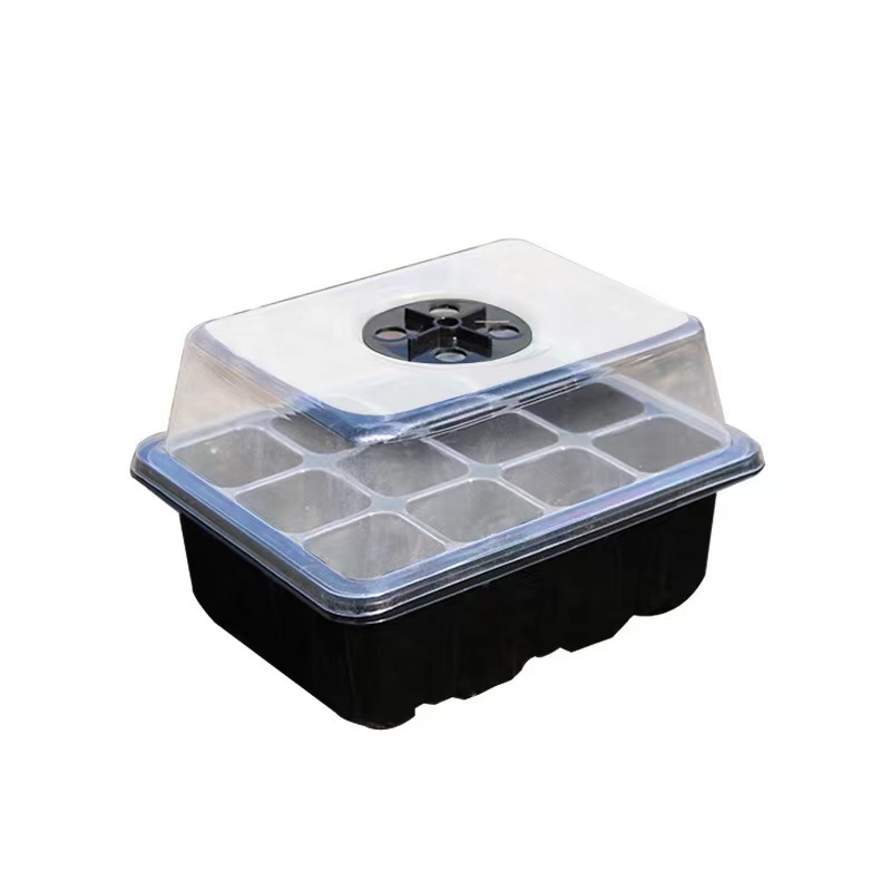 Seedling black PS plant tray grown breathable Bulb Propagation growth Bar Plastic Nursery Pots Trays for Plants