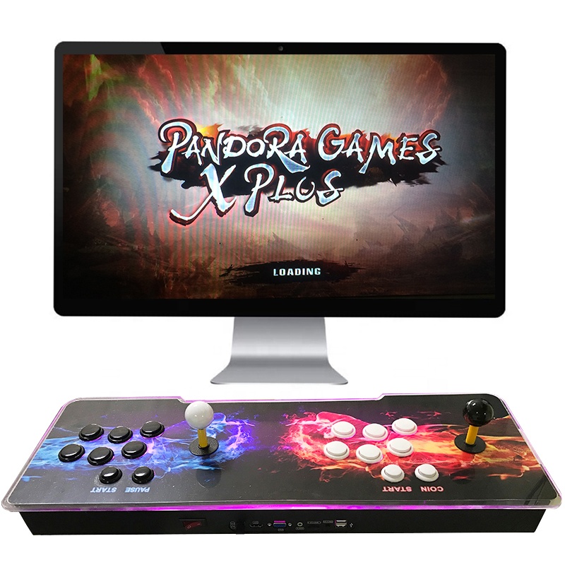 Электронная двойная палка ретро 3d игры pandora game 1660 аркадная консоль