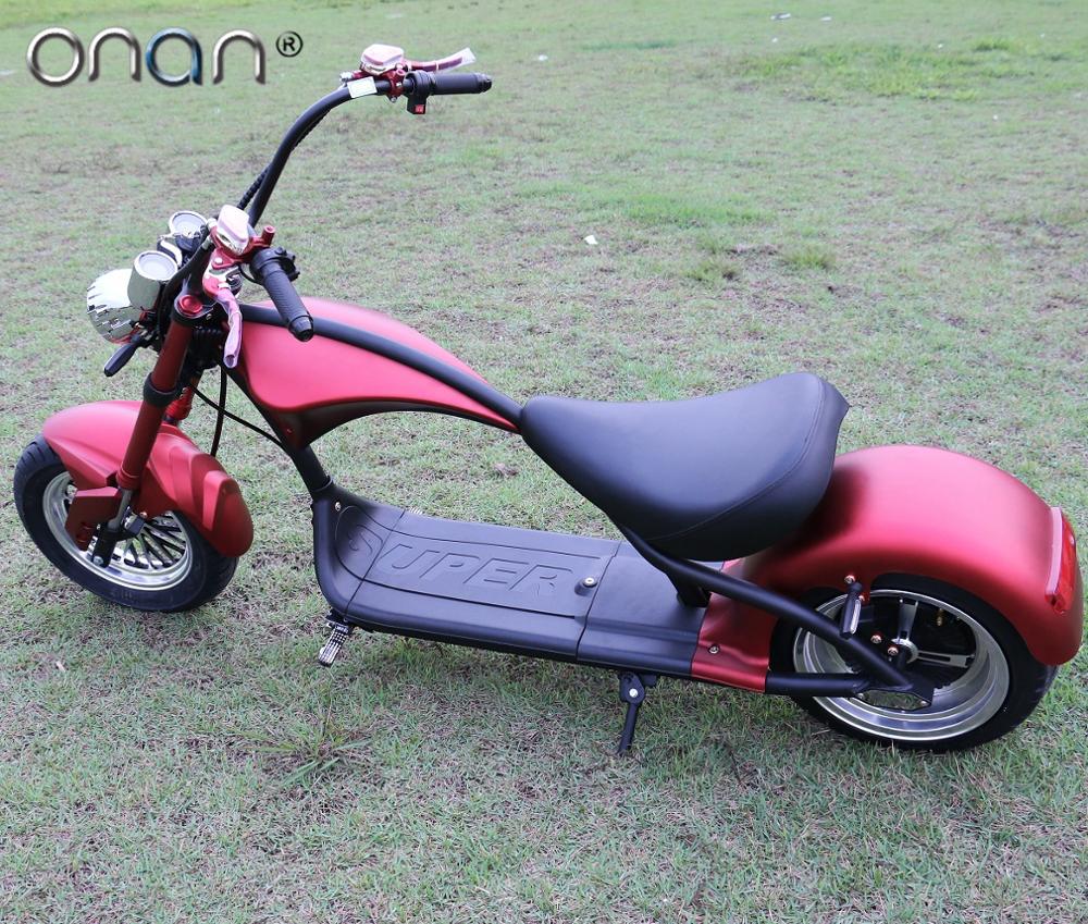 ONAN 2019 Promotion Price Elektro Motorcycle Scooter 1000w 1500w Electric Chopper Bike With EEC