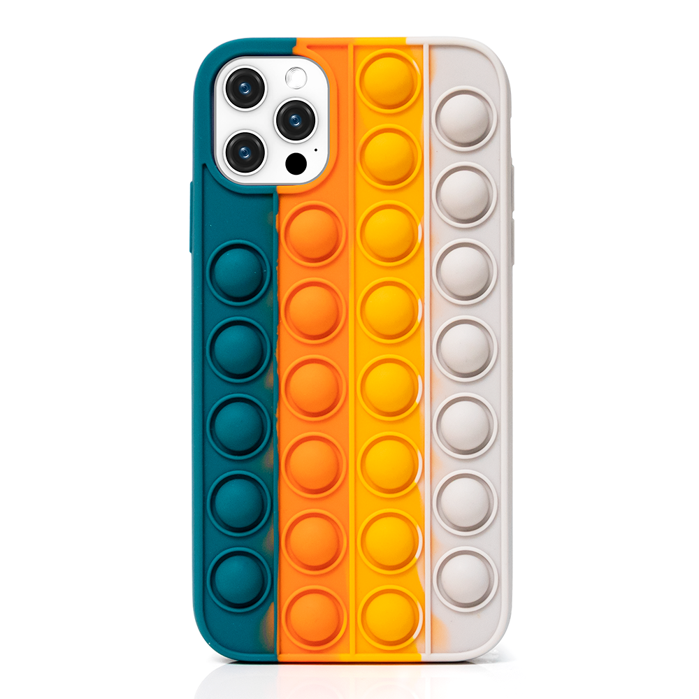 2021 Amazon Hot Sale Newest Stress Reliever Fidget Pop It Bubble Push Phone Case For Iphone 12 Pro Max