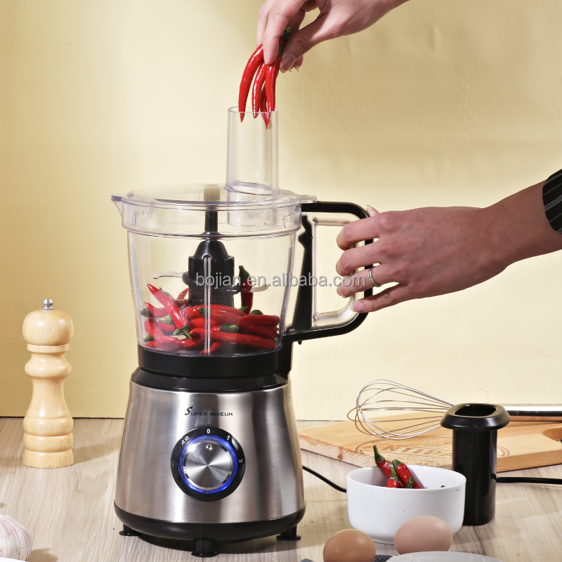 BOJIAN-Fully Functional Kitchen Food Processor, BJ-318S, 9in 1, Moulinex