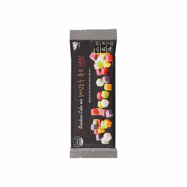 Закуска лучшего качества, замороженный куб сыра, закуска с 8 вкусами (80 г, 24 штуки), Сделано в Корее, подходит для домашней вечеринки