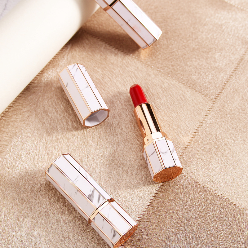 Wholesale DIY cosmetic packaging octagon custom empty lipstick lip gloss containers tubes