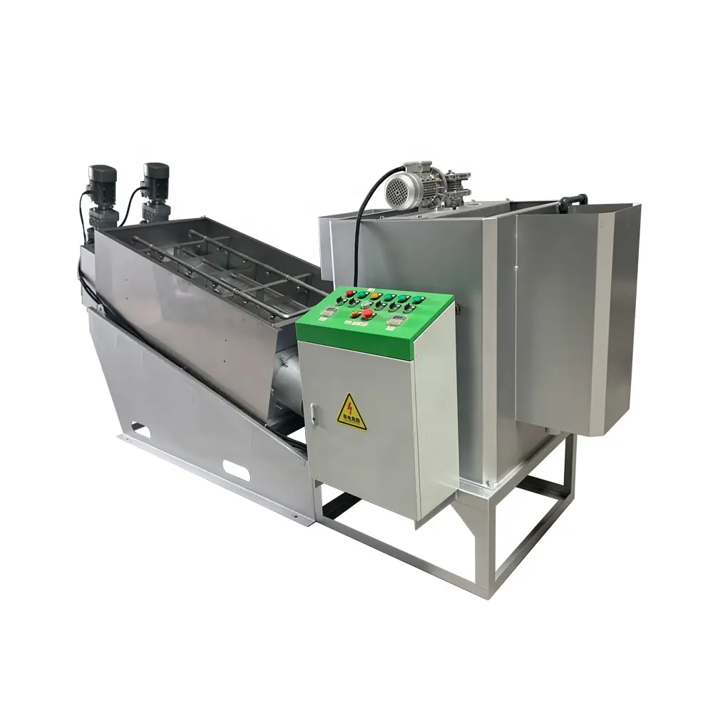 Mobile Fully Automatic Sewage Sludge Dewatering For Livestock Wastewater Treatment