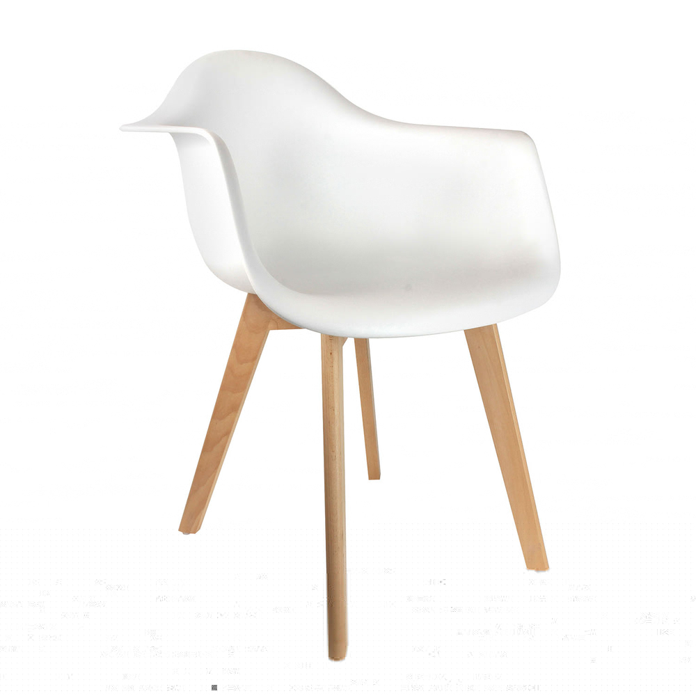 EUROPEAN CHILDREN'S WHITE SCANDINAVIAN CHAIR PLASTIC CHAIR