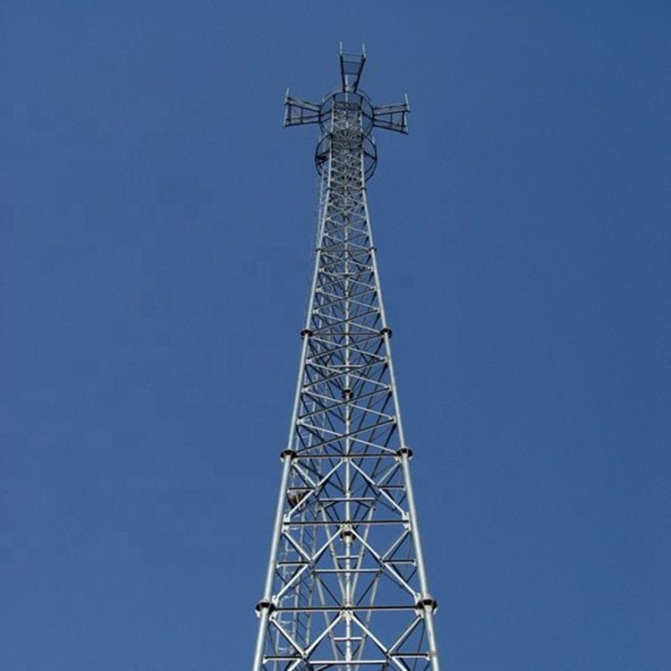 Самостоятельная оцинкованная телекоммуникационная радиобашня Wifi из стали
