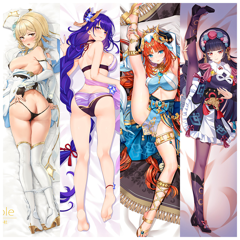 Factory Customized Decorative Pillow Cover Case Genshin Impact Anime Body Pillowcases Custom Dakimakura