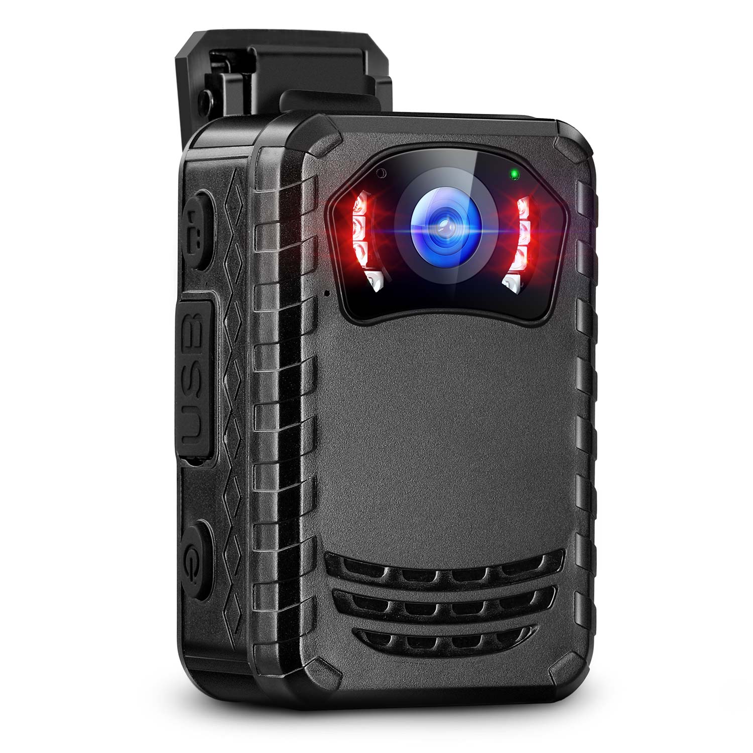 Мини-камера BOBLOV N9, Full HD 1296P, компактная портативная полицейская камера ночного видения для повседневной защиты