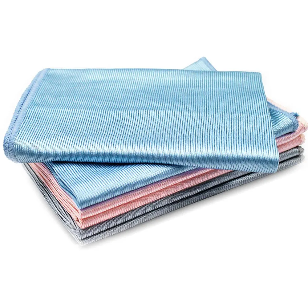Lint Free Microfiber glasses cleaning cloth Streak Free -Quickly Clean Windows, Windshields, Mirrors, and Stainless Steel