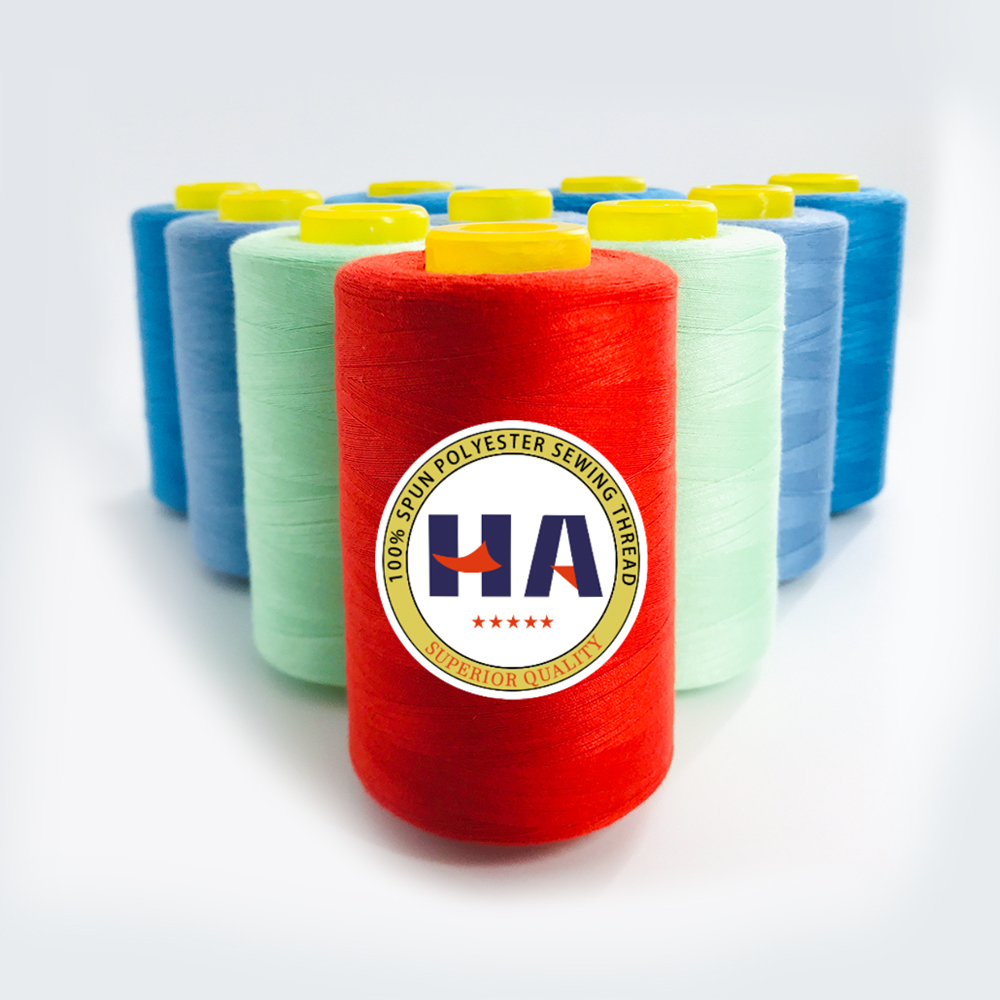 Wholesale China Factory Supply 40/2 50/2 5000y high tenacity polyester filament yarn for tailoring materials sewing thread