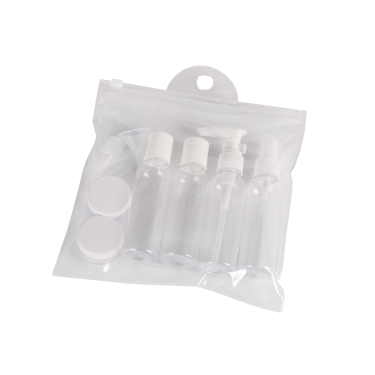travel accessories small bottles, PET spray bottles packaging travel sets, cosmetic packaging travel bottle kit