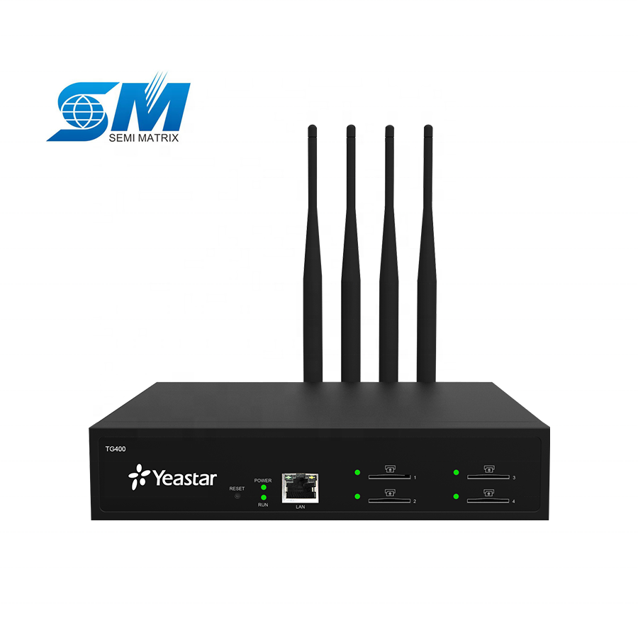 Новый оригинальный шлюз Yeastar TG серии VoIP GSM / WCDMA / 4G LTE TG400