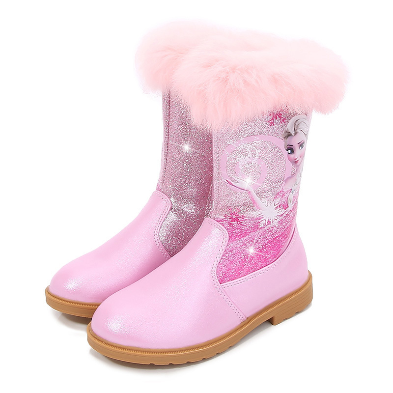 2021 Factory Lovely beautiful Animal winter warm custom children's kids snow boots for winter