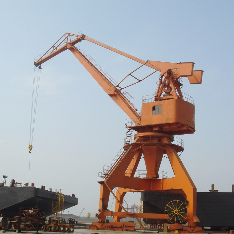 Best Quality Grab Bucket Mobile Harbour Level Luffing Portal Crane
