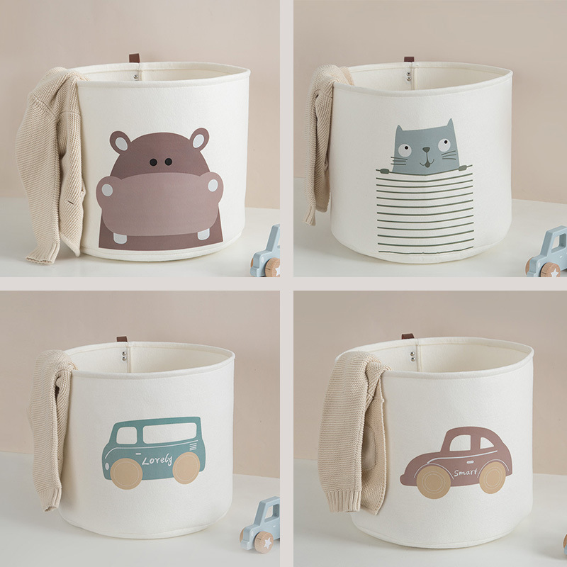 Корзина для хранения игрушек из войлока