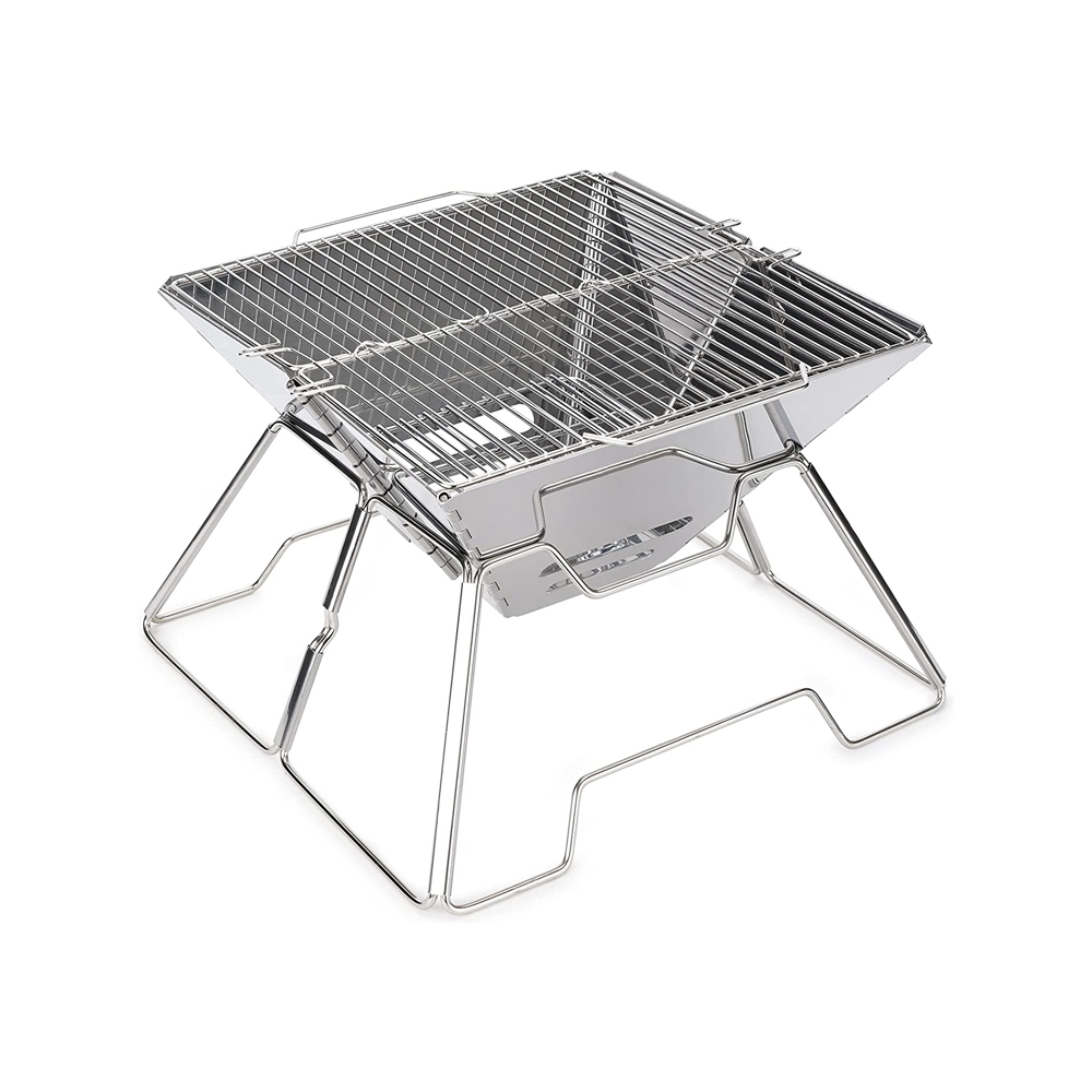 Folding Campfire Grill Portable Outdoor Camping Compact Premium Tablel Barbeque Grill