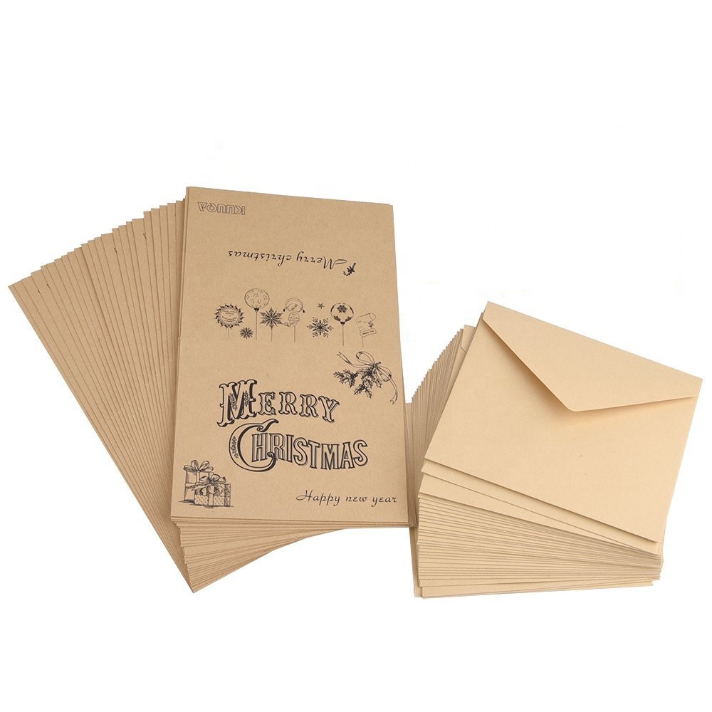 Pink Color Matt Lamination High Quality OEM Custom Printing Thank You Card Pocket Insert