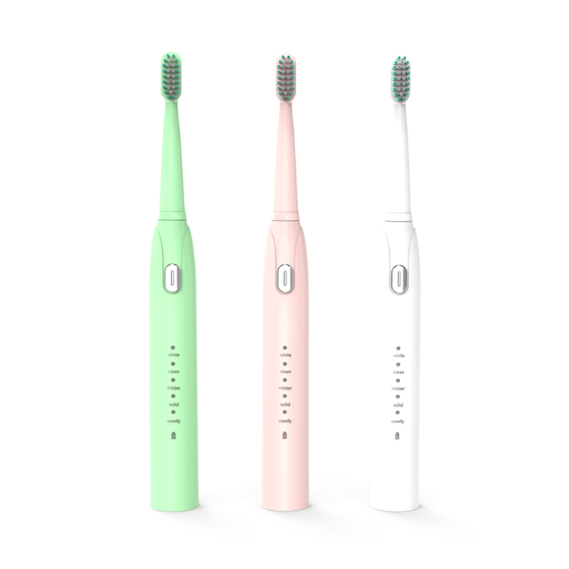 Guangzhou Logo Print Small 360 Degrees Rotating Rechargeable Whitening ipx7 Waterproof Sonic Electric Toothbrush