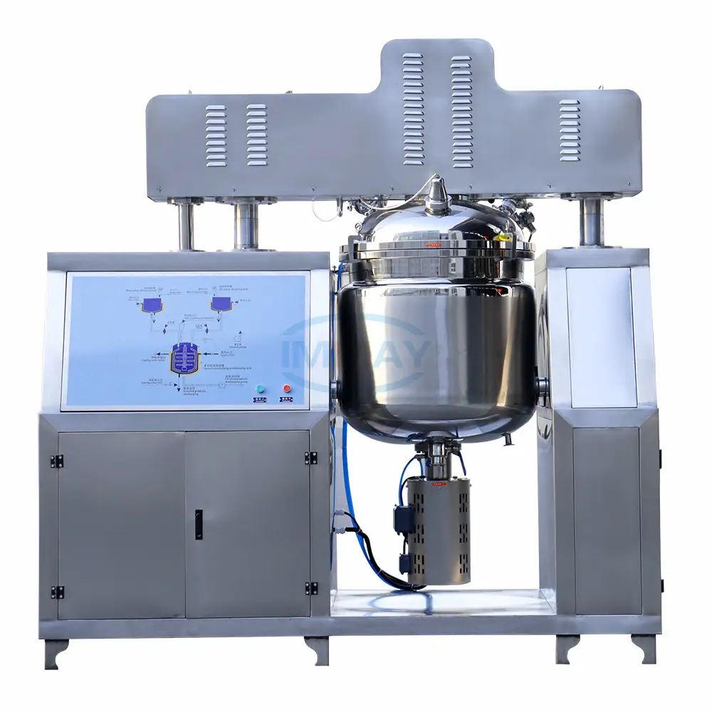 CE certificated stainless steel 50L 100L 200L hydraulic lift mayonnaise cream homogenizer emulsifier mixer making machine