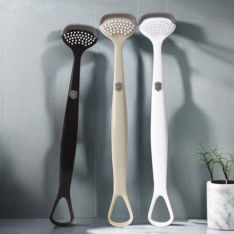 Plastic Tongue Scraper Cleaner Tongue Surface Oral Cleaning Brushes Tongue Scraper