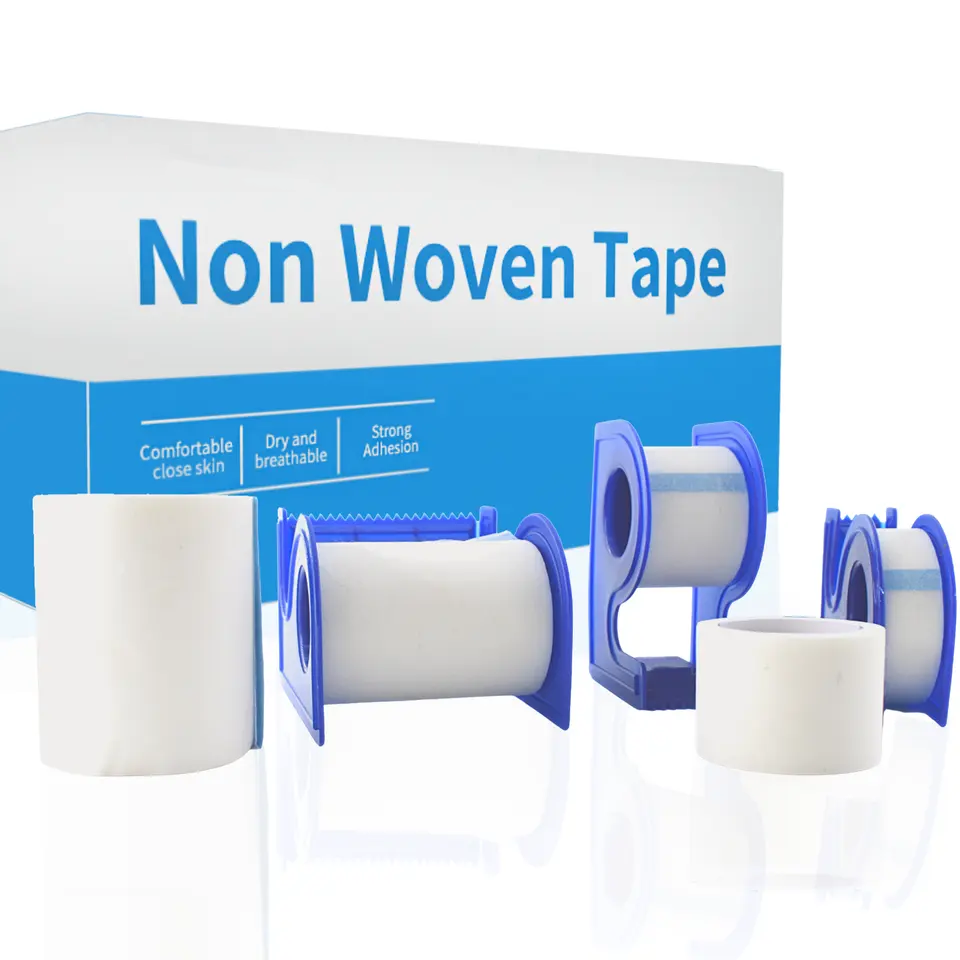 SJ hot medical or acrylic acid glue micropore medical non-woven fabric tape non woven surgical adhesive tape
