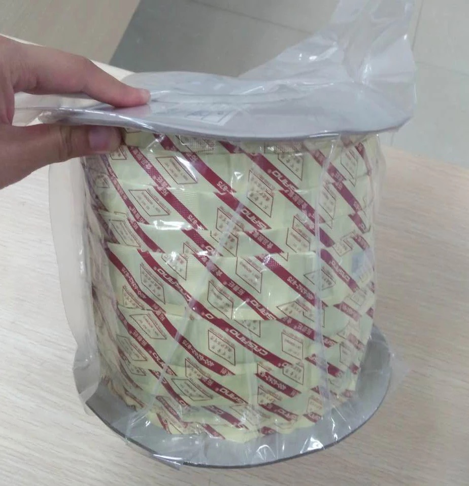 Прозрачный Новый химический продукт на рынке, Круглый силикагелевый осушитель для продуктов питания